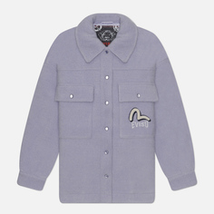 Женская рубашка Evisu Evisu & Seagull Applique Embroidered, цвет фиолетовый, размер XS