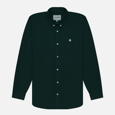Мужская рубашка Carhartt WIP Madison, цвет зелёный, размер XL