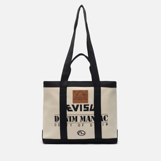Сумка Evisu Evisu Graffiti & Ink Dropping Seagull Canvas Tote, цвет бежевый