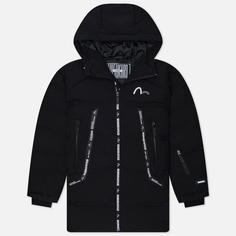 Мужской пуховик Evisu Evisukuro Seamless Hooded Down, цвет чёрный, размер L