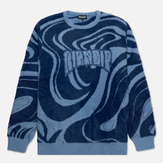 Мужской свитер RIPNDIP Psychedelic Mohair, цвет синий, размер XXL