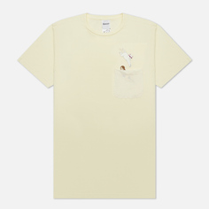 Мужская футболка RIPNDIP Jumpin In Pocket, цвет бежевый, размер M