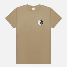Мужская футболка RIPNDIP Nermal Yang, цвет коричневый, размер M