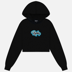 Женская толстовка RIPNDIP In Loving Memory Cropped Hoodie, цвет чёрный, размер S