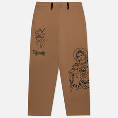 Мужские брюки RIPNDIP Mother Mary, цвет коричневый, размер 32