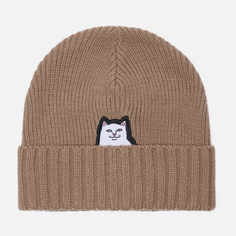 Шапка RIPNDIP Lord Nermal, цвет коричневый