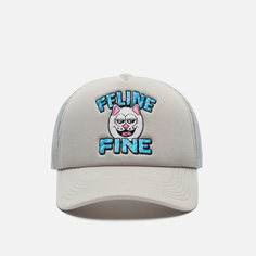 Кепка RIPNDIP Feline Fine Trucker, цвет бежевый