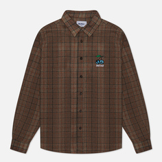 Мужская рубашка Butter Goods Cherry Flannel, цвет бежевый, размер XXL