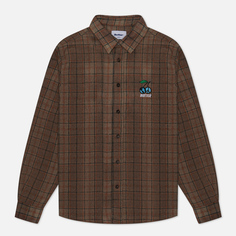 Мужская рубашка Butter Goods Cherry Flannel, цвет бежевый, размер XXL