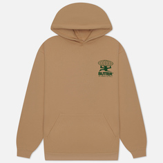 Мужская толстовка Butter Goods All Terrain Hoodie, цвет бежевый, размер L