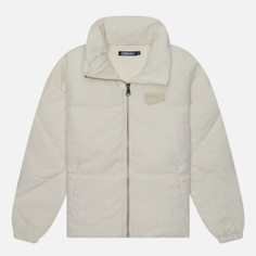 Женский пуховик Evisu Evisukuro Embroidered Seagull Appliqued Down, цвет белый, размер M