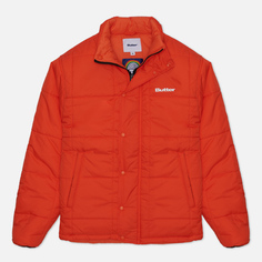 Мужской пуховик Butter Goods Grid Puffer, цвет оранжевый, размер M