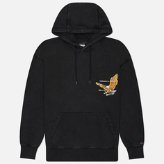 Мужская толстовка Tommy Jeans Relaxed Vintage Eagle Hoodie, цвет чёрный, размер S