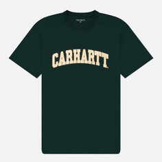Мужская футболка Carhartt WIP University, цвет зелёный, размер M