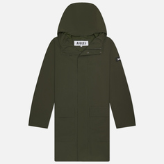 Мужская куртка парка Aigle Long Hooded MTD, цвет зелёный, размер M