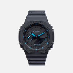 Наручные часы CASIO G-SHOCK GA-2100-1A2 Neon Accent, цвет чёрный