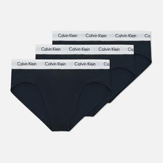 Комплект мужских трусов Calvin Klein Underwear 3-Pack Hip Brief, цвет чёрный, размер L