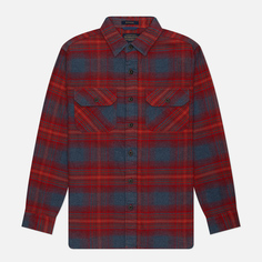 Мужская рубашка Pendleton Burnside Flannel, цвет бордовый, размер XL