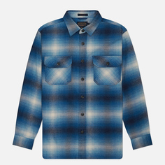 Мужская рубашка Pendleton Burnside Flannel, цвет голубой, размер S