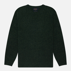 Мужской свитер Pendleton Shetland Crew Neck, цвет зелёный, размер L