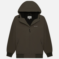 Мужская куртка ветровка Carhartt WIP Hooded Sail, цвет оливковый, размер M