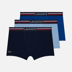 Комплект мужских трусов Lacoste Underwear 3-Pack Iconic Three-Tone Waistband, цвет комбинированный, размер L