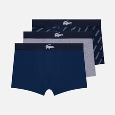 Комплект мужских трусов Lacoste Underwear 3-Pack Trunk Casual, цвет комбинированный, размер L