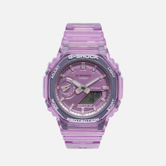 Наручные часы CASIO G-SHOCK GMA-S2100SK-4A Metallic Skeleton, цвет фиолетовый