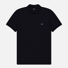 Мужское поло C.P. Company 70/2 Mercerized Jersey, цвет чёрный, размер XXL