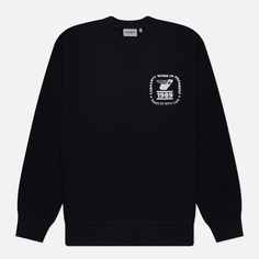 Мужская толстовка Carhartt WIP Stamp State, цвет чёрный, размер S