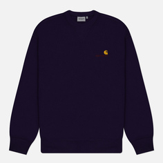 Мужская толстовка Carhartt WIP American Script, цвет фиолетовый, размер M