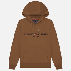 Мужская толстовка Tommy Hilfiger Tommy Logo Hoodie, цвет бежевый, размер M