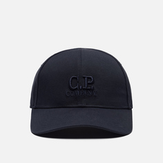 Кепка C.P. Company Gabardine Logo Tonal Stitching, цвет синий