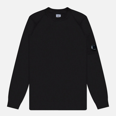 Мужской свитер C.P. Company Sea Island Lens Knit, цвет чёрный, размер 54