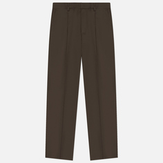 Мужские брюки Uniform Bridge Wide Slacks, цвет зелёный, размер S