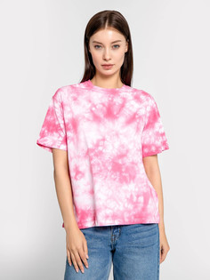 Футболка женская розовая в технике тай-дай Mark Formelle