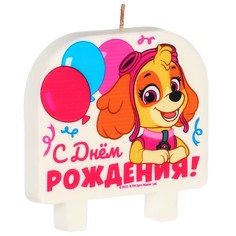 Свеча в торт PAW Patrol