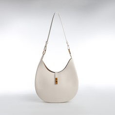 Сумка женская на застежке textura, косметичка, цвет молочный