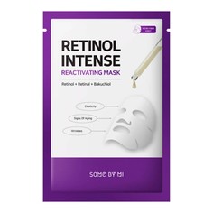 Интенсивная антивозрастная тканевая маска для лица с ретинолом Some By Mi