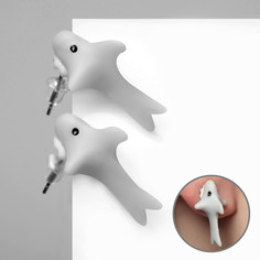 Серьги из полимерной глины Queen Fair