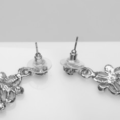 Серьги висячие со стразами Queen Fair