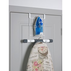 Подставка надверная для гладильной доски и утюга, 25×14,5×40,5 см, цвет белый No Brand