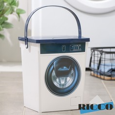 Контейнер для стирального порошка ricco, 5 л, 19,6×16,7×23 см