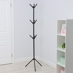 Вешалка напольная ladо́m, 170 см, цвет черный