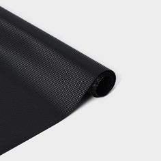 Коврик противоскользящий ladо́m elegiam, 30×150 см, цвет черный