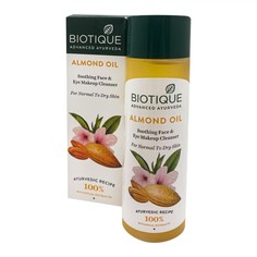 Успокаивающее миндальное масло для снятия макияжа 120мл Biotique