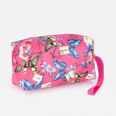 Косметичка на молнии, цвет розовый No Brand