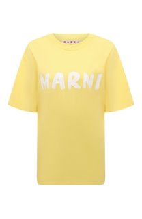 Хлопковая футболка Marni