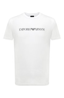 Хлопковая футболка Emporio Armani