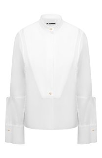 Хлопковая рубашка Jil Sander